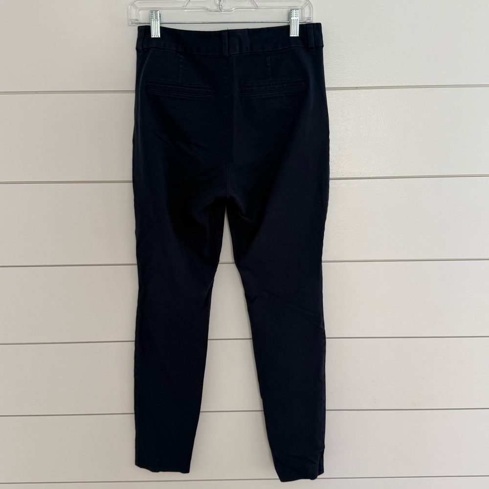 Old Navy Pixie Pants Size 6 Dark Navy Blue High Rise Straight Pant Casual Office - Picture 4 of 7